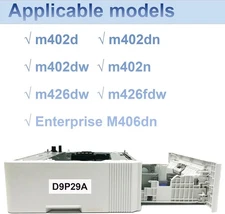 HP LaserJet Pro (D9P29A) 550 Sheet Feeder Tray  M402 M404 M406 M426 