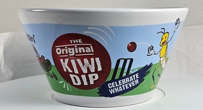 Rare The Original Kiwi Dip Bowl 5.7'' Kiwiana Cricket NZ Nestlé Promo Snack Dish