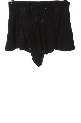 KISS THE SKY Short moulant Dames Pantalon court T EU 38 noir style décontracté - Photo 1/4