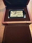 2016 30th Anniversary Of Silver Eagle Coin 3 Oz Silver Bar & Coin Set w/Box& COA
