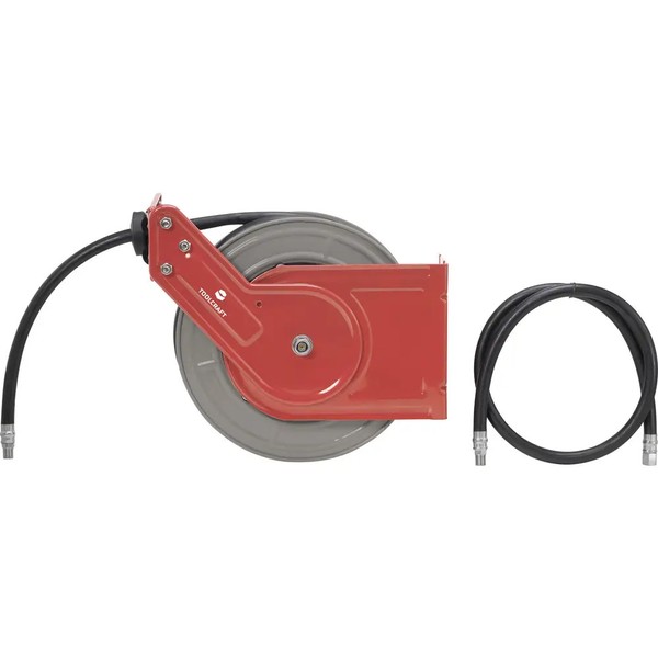 Toolcraft Druckluft-Schlauchaufroller 10 M 20 Bar Wandbefestigung,-image