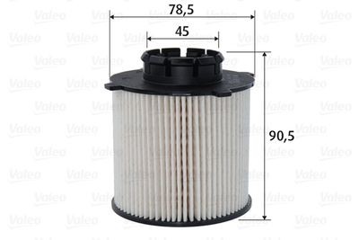Valeo 587932 Kraftstofffilter FüR Chevrolet Opel Saab Vauxhall-image