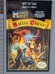 Battle Chess (Nintendo NES Data East 1990) CIB Complete Box Manual Cartridge