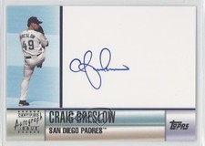 2006 Topps Auto Craig Breslow #TA-CB Auto 2u3