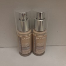 Revlon Illuminance Skin-Caring Liquid Foundation 109 Light Ivory Lot of 2