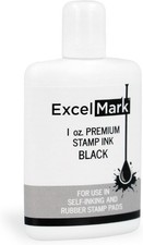 Self Inking Stamp Refill Ink 1 Ounce Black