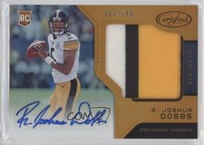 2017 Certified Freshman Fabric Signatures Mirror Orange R Joshua Dobbs Auto 4x4