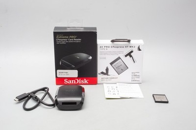 Angelbird 330GB AV Pro XT MK2 CFexpress Type B Memory Card w/ Sandisk Reader