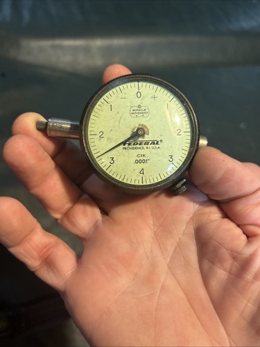 Federal No. C81 & C1K Dial Test Machinist Indicator .001" Mill Metal Lathe Tool - Picture 9 of 9
