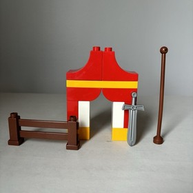 Lego Duplo 10568 Knight Tournament Complete Set Horse Sword