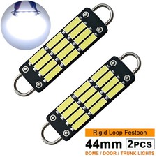 2pcs 6000k White 561 562 563 564 567 Door Trunk Light 44mm Rigid Loop Led Bulbs 2pcs 6000k White 561 562 563 564 567 Door Trunk Light 44mm Rigid Loop Led Bulbs