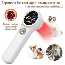 Canine Cold Laser Therapy Strong Pain Relief for Dogs 980nm*4+810nm*4+660nm*16