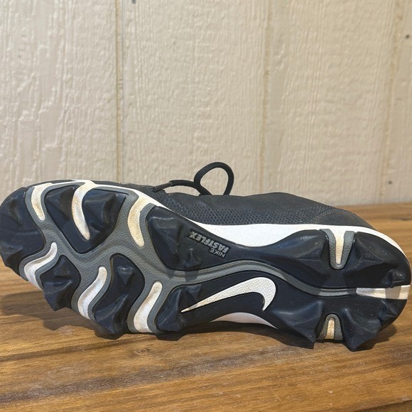 Nike Fastflex Baseball Softball Cleats Black White Men US 8 thumbnail 6
