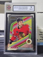 23-24 OPC Platinum Connor Bedard Retro Marquee Rookie 🚨🚨🚨 KSA 9 Mint 