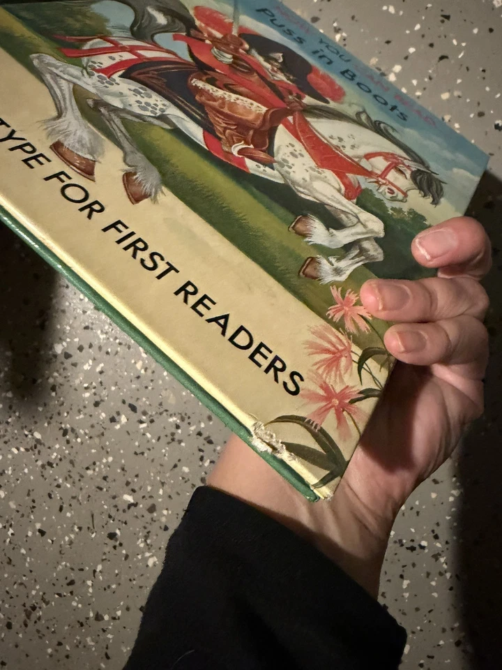 Puss In Boots, Now You Can Read Book,1985 ((Lucy Kincaid) Hardcover - Image 3 of 4