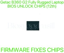 Getac B360 G2 Fully Rugged Laptop Notebook, ADMIN NO PASSWORD FIRMWARE BIOS CHIP