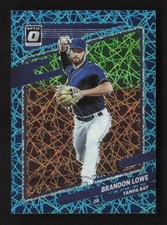 Brandon Lowe 2021 Donruss Optic #1 Tampa Bay Rays SN