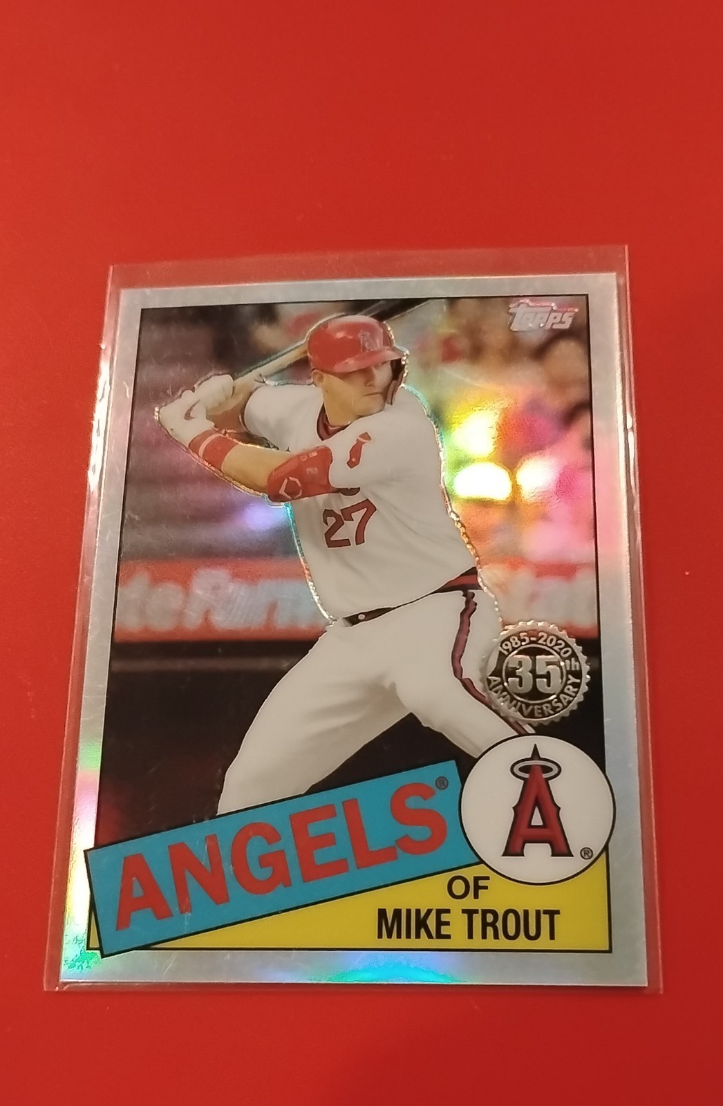 2020 Topps Chrome - Mike Trout #1 Prism Refractor
