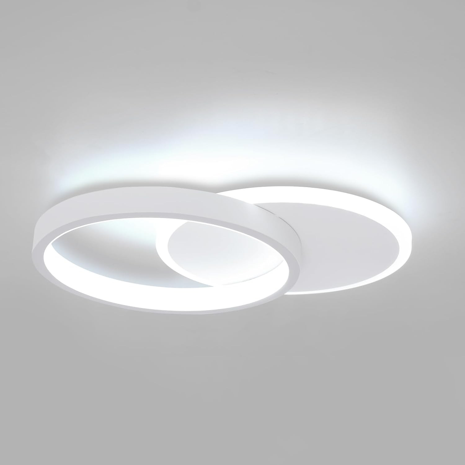 Plafoniera LED Soffitto 24W 2400LM Plafoniere LED Moderno, Bianco Freddo 6000K P - 1