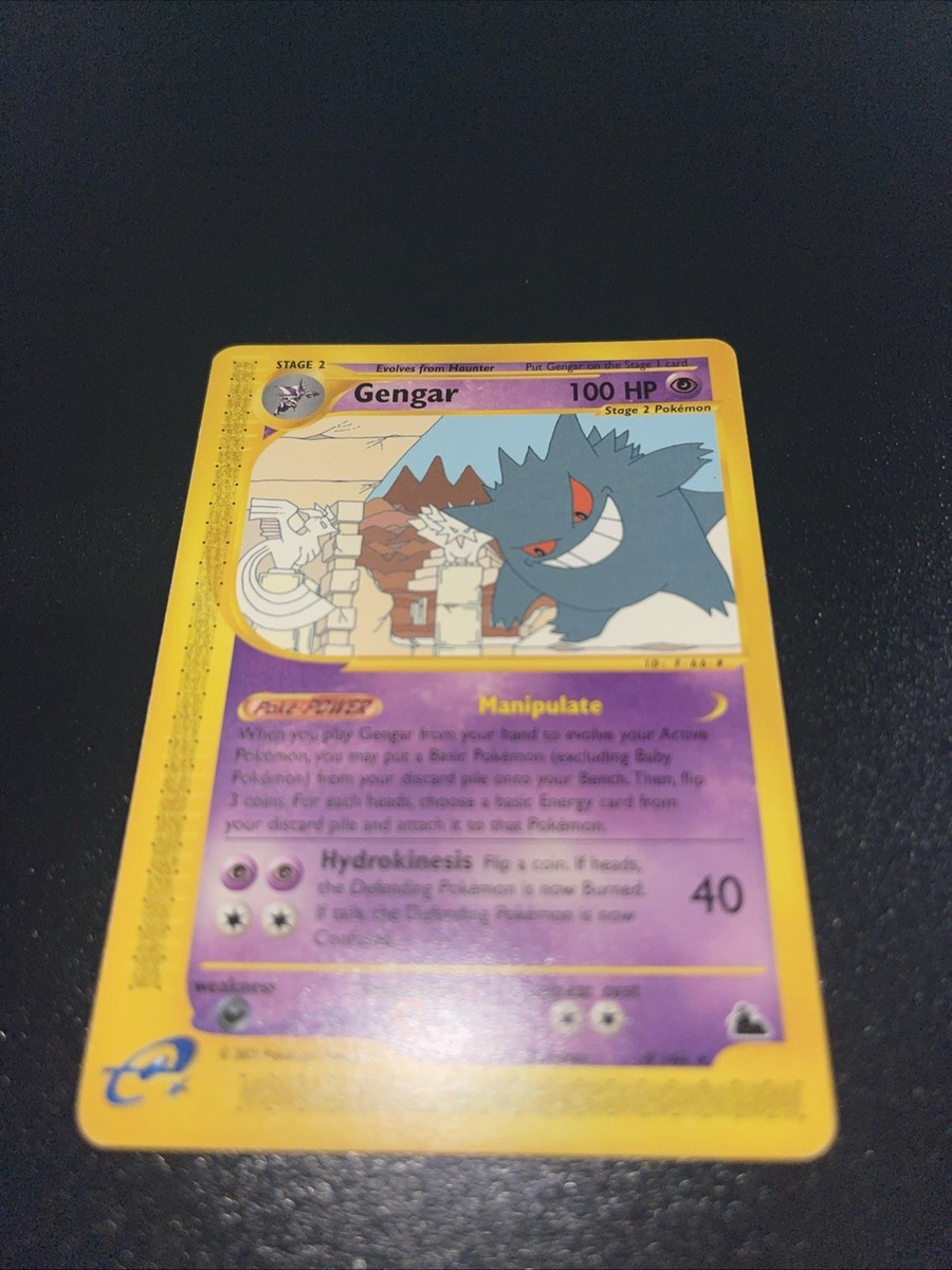 Pokémon Gengar TCG Skyridge 10/144 Non-Holo Card LP Condition | eBay