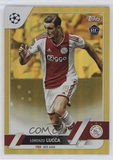2022-23 Topps UEFA Club Competitions Gold Foil 46/50 Lorenzo Lucca #143 19qk