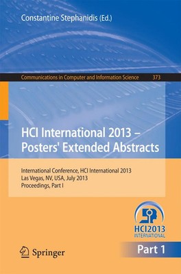 Constantine Stephanidis | HCI International 2013 - Posters' Extended Abstracts