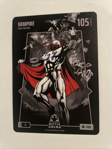 Vladimir Guerrero Jr 2024 Bo Jackson Battle Arena Vampire Steel Card!!
