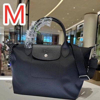 LONGCHAMP Le Pliage Handle Bag, size M Nylon New From Japan | eBay