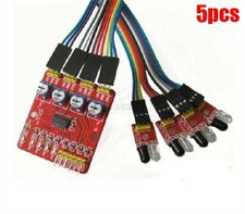 5Pcs For Smart Car 4 Channel Infrared Detector Tracked Photoelectricity Senso ge