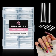 Kunstnagel Tipps Gelnägel XXL Nail Tips Ballerina lang Soft Gel Nägel