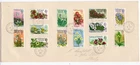 FALKLAND ISLANDS 1968 FLOWERS SET TO £1 ON FINE CLEAN LOCAL FIRST DAY COVER