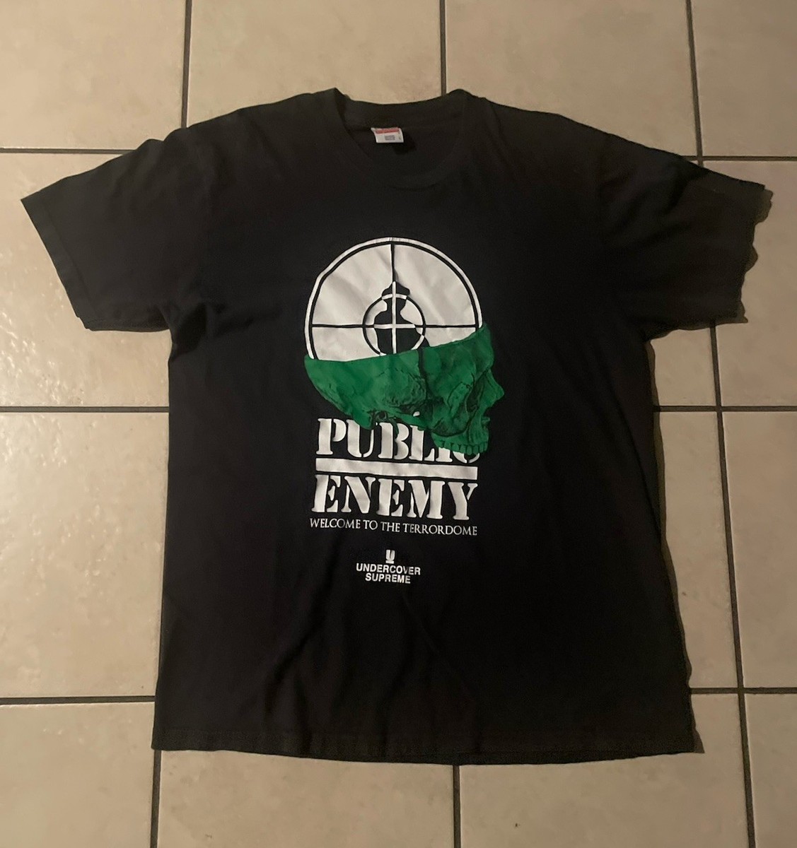 Supreme Undercover Shirt Mens Large Black Public Enemy Terrordome 