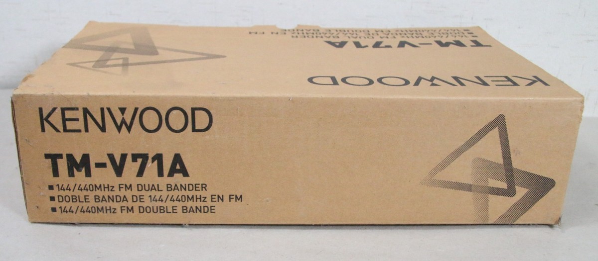 Kenwood TM-V71A FM Dual Band Ham Radio Transceiver w/ Box and Mic