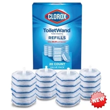   Clorox ToiletWand Disinfecting Refills Disposable Wand Hea...