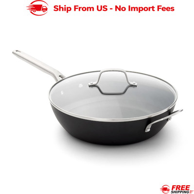 Calphalon Hard-Anodized Aluminum Nonstick 12-in. Jumbo Frying Pan with Lid