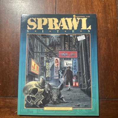 FASA #7103 - Sprawl Sites - Shadowrun RPG Sourcebook (1st Ed) VG