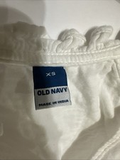 Old Navy White Summer Dress Size XS women’s With Pockets