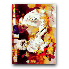 Walter Johnson #19 Art Card Limited 34/50 Vela Signed (Washington Senators)