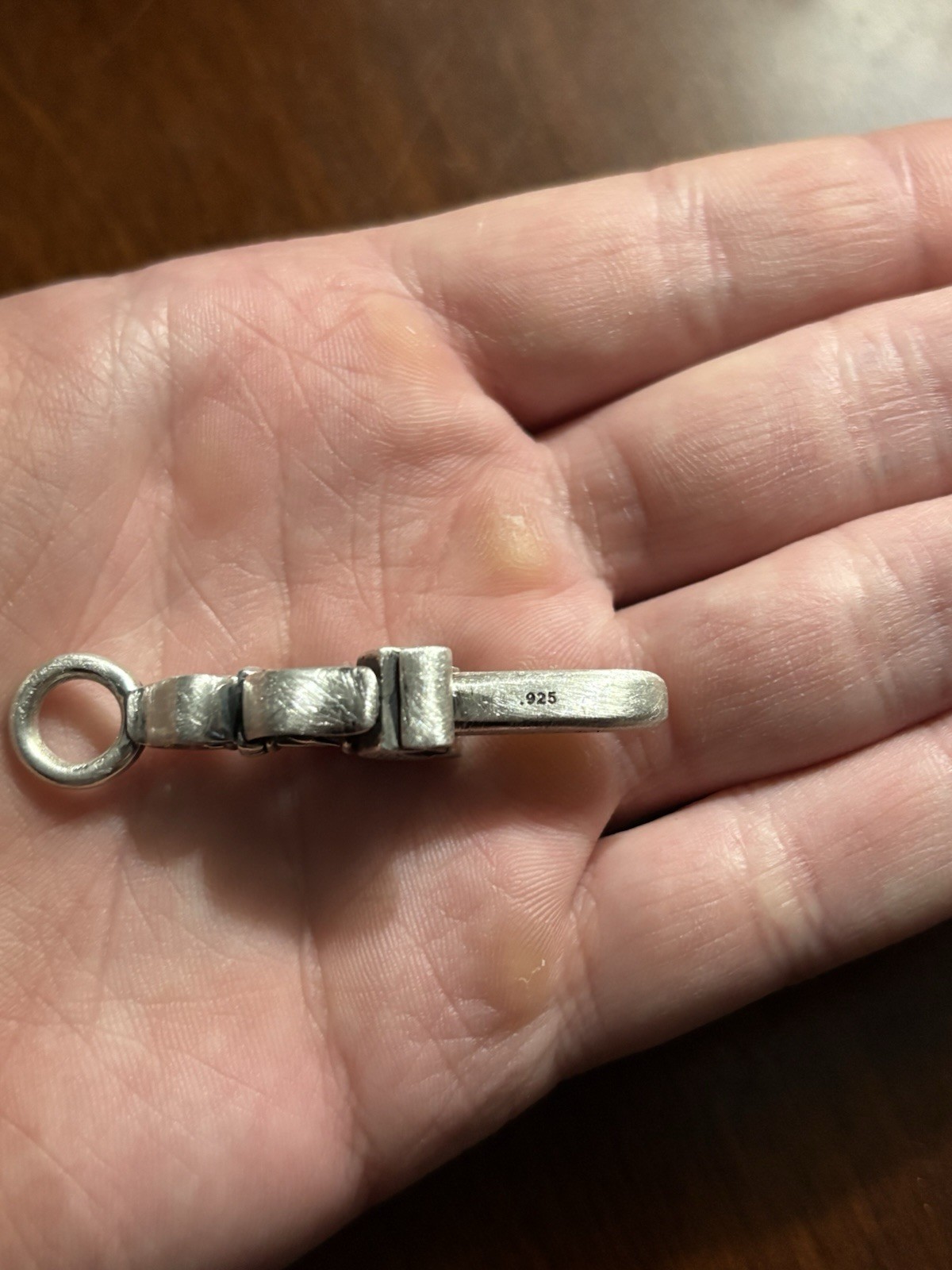 Authentic Chrome Hearts Double Dagger Pendant W B… - image 3