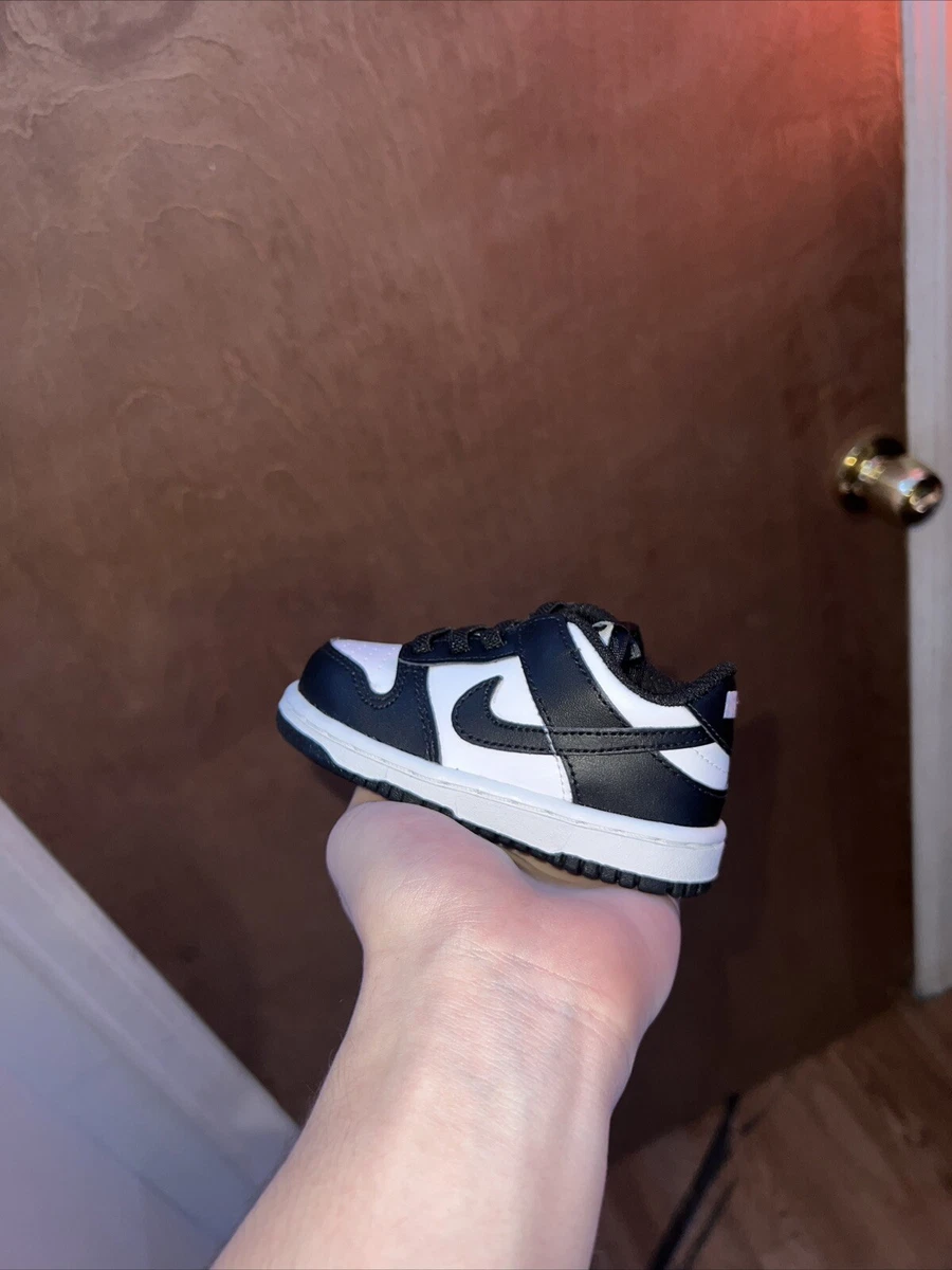 Nike Dunk Low “Panda” White Black CW1589-100 TD Toddler Baby Size