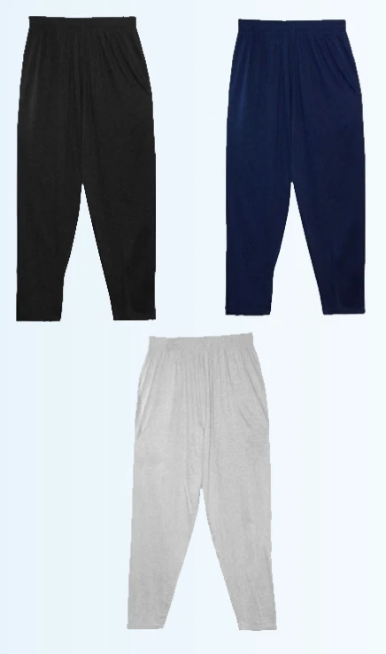 BIG TALL Greystone Men Jersey Knit Elastic Casual Lounge Pajama Pants 2X to 10X - Image 3 of 4