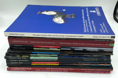 Lot of 15 Christie's Auction Catalogs - 1992-1999 - Decorative