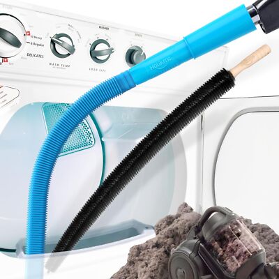 2 Pieces Dryer Vent Cleaner Kit Dryer Lint Vacuum Attachment and Flexible Dry...