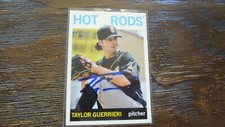 2013 TOPPS HERITAGE TAYLOR GUERRIERI  AUTOGRAPHED BASEBALL CARD