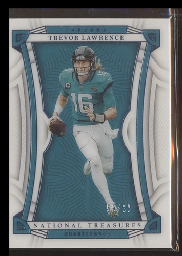 2022 NATIONAL TREASURES BASE /99 TREVOR LAWRENCE JAGUARS