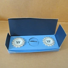 Vtg Wedgwood England Mini Teddy Set 2 of 3 Picture Photo Frame Nursery Silver