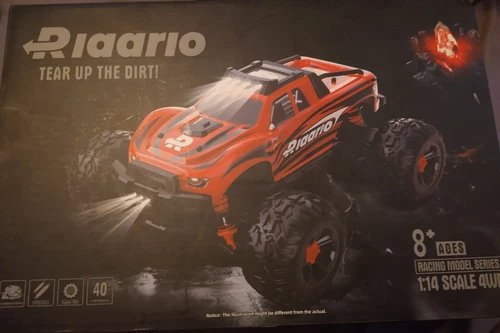 RIAARIO 114 RTR Brushless Fast RC Cars for Adults, Max 45MPH RC Monster Truc...