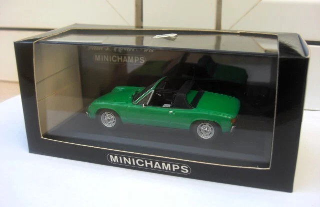 Porsche 914 1969 1973 green Minichamps 430065662 MIB 1:43 928 930 944 968 911 - Imagen 3 de 4