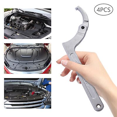 #ad 4pcs Adjustable Hook amp; C Pin Spanner Wrench Tool Set Tighten Removing Nut Wrench $43.20