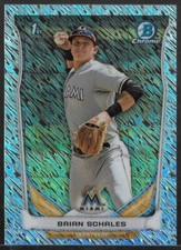 2014 Bowman Chrome #CDP-103 Brian Schales SHIMMER REFRACTOR 1/15 - Free Ship!